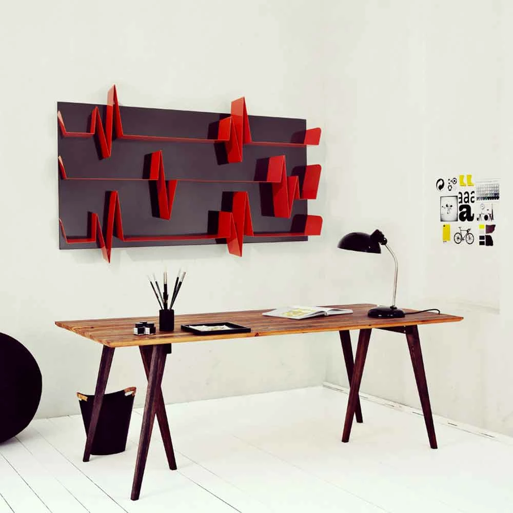 Slide Bibliotheek Ontwerp Battikuore 186x101 (3 Legborden) Mabele, Handgemaakt Product 1 Slide Bibliotheek Ontwerp Battikuore 186x101 (3 Legborden) Mabele, Handgemaakt Product