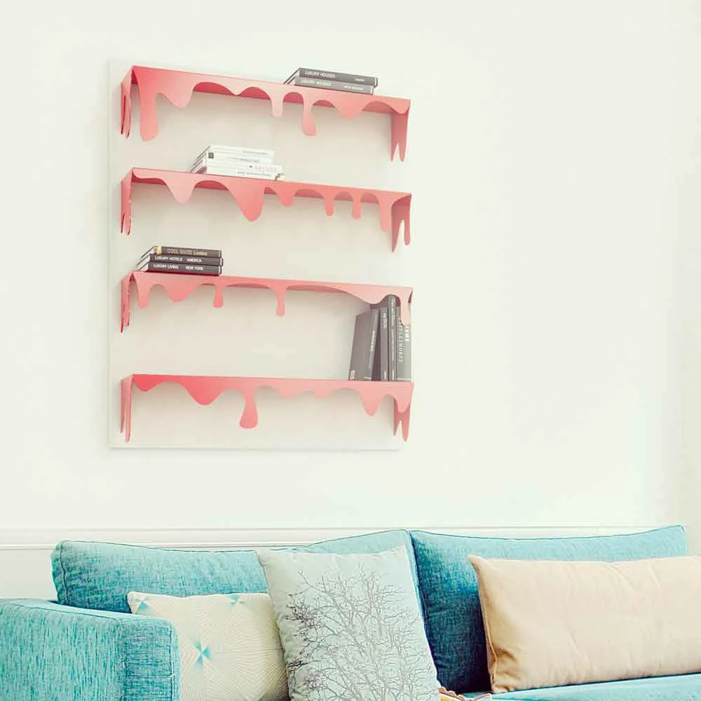 Slide Bibliotheek Kolata 90x110 Muurontwerp (4 Vlakken) Mabele, Handgemaakte Product 1 Slide Bibliotheek Kolata 90x110 Muurontwerp (4 Vlakken) Mabele, Handgemaakte Product