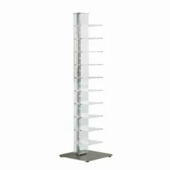 Slide Bibliotheek Modern Design Methacrylaat, L35xP35xH154 Cm, Luca -Slide Shop libreria design moderno in metacrilato l35xp35xh154 cm luca 2