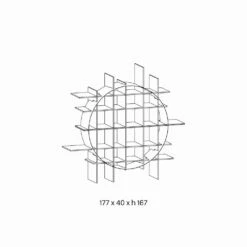 Slide Vrijstaande Cirkelvormige Boekenkast In Extra Helder Glas En Geborsteld Zwart - Marco 9 Slide Vrijstaande Cirkelvormige Boekenkast In Extra Helder Glas En Geborsteld Zwart - Marco -Slide Shop libreria freestanding a cerchio in vetro extrachiaro e nero spazzolato marco 4