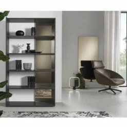 Slide Boekenkast In Mdf En Melamine Met Glaselement Made In Italy - Shortbread 9 Slide Boekenkast In Mdf En Melamine Met Glaselement Made In Italy - Shortbread -Slide Shop libreria in mdf e nobilitato con elemento in vetro made in italy frollina 2