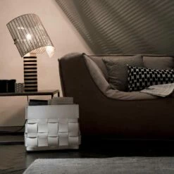 Lory Wandlederen Tijdschriftenrek, Gemaakt In Italië