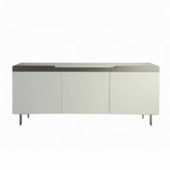 Dressoir Met Romp En Deuren In Mdf 4-voets Voet Made In Italy - Coral