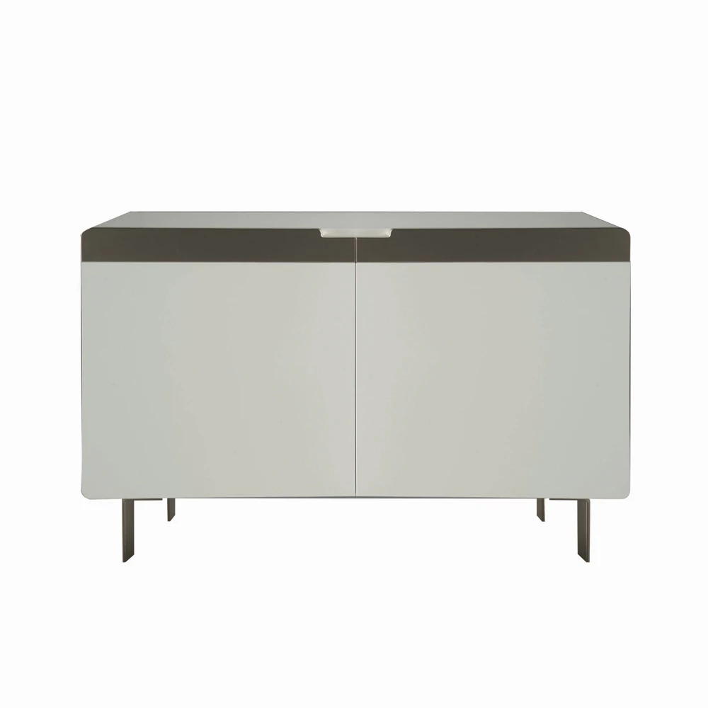 Dressoir Met Romp En Deuren In Mdf 4-voets Voet Made In Italy - Coral 4 Dressoir Met Romp En Deuren In Mdf 4-voets Voet Made In Italy - Coral - Afbeelding 4