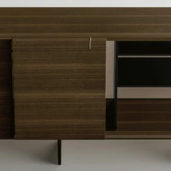 Houten Dressoir Met Glazen Structuur Made In Italy - Azuki 30 Houten Dressoir Met Glazen Structuur Made In Italy - Azuki -Slide Shop madia da salotto in legno con struttura in vetro made in italy azuki 10