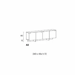 Houten Dressoir Met Glazen Structuur Made In Italy - Azuki 33 Houten Dressoir Met Glazen Structuur Made In Italy - Azuki -Slide Shop madia da salotto in legno con struttura in vetro made in italy azuki 15