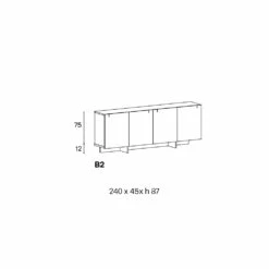 Houten Dressoir Met Glazen Structuur Made In Italy - Azuki 35 Houten Dressoir Met Glazen Structuur Made In Italy - Azuki -Slide Shop madia da salotto in legno con struttura in vetro made in italy azuki 17