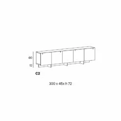 Houten Dressoir Met Glazen Structuur Made In Italy - Azuki 37 Houten Dressoir Met Glazen Structuur Made In Italy - Azuki -Slide Shop madia da salotto in legno con struttura in vetro made in italy azuki 19