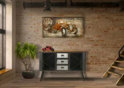 Vintage Industrieel Design Woonkamer Dressoir In Ijzer En Hout - Akimi -Slide Shop madia da soggiorno design moderno industrial in ferro e legno akimi 2