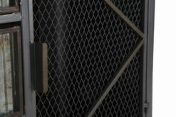 Vintage Industrieel Design Woonkamer Dressoir In Ijzer En Hout - Akimi -Slide Shop madia da soggiorno design moderno industrial in ferro e legno akimi 8