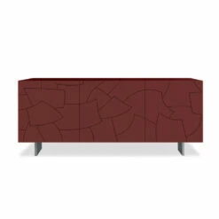 Modern Dressoir In Gefineerd Essenhout Gemaakt In Italië - Galassia -Slide Shop madia moderna in legno di frassino impiallacciato made in italy galassia 3