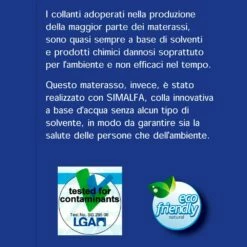 Matras Een Vierkant En Een Verwijderbare Wijze Mijt 7 Bio Zone 3 -Slide Shop materasso bio 3 piazza e mezzo 6