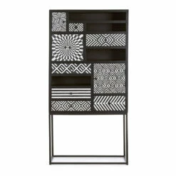 Etnische Mozaïekkast 4 Deuren 6 Laden In Mangohout - Vanitoso 12 Etnische Mozaïekkast 4 Deuren 6 Laden In Mangohout - Vanitoso -Slide Shop mobile a mosaico etnico 4 ante 6 cassetti in legno di mango vanitoso 4