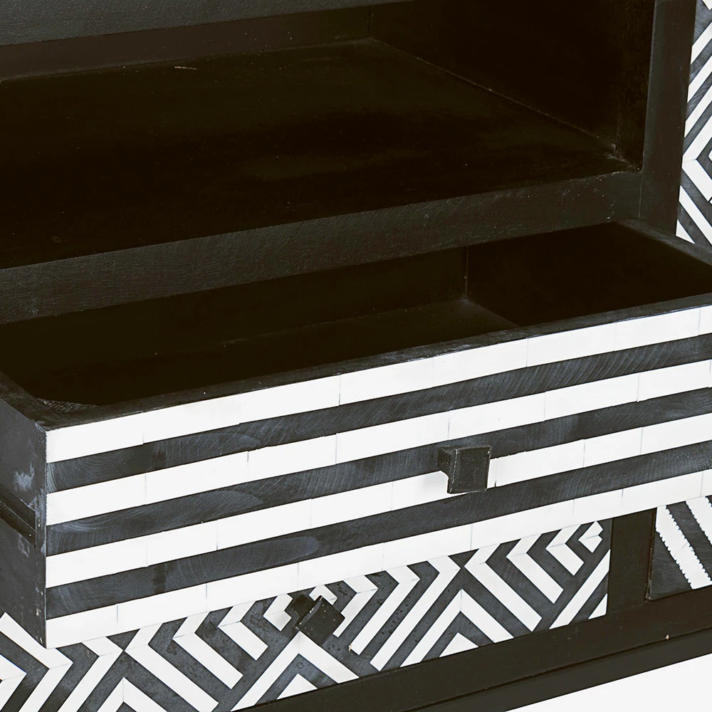 Etnische Mozaïekkast 4 Deuren 6 Laden In Mangohout - Vanitoso 7 Etnische Mozaïekkast 4 Deuren 6 Laden In Mangohout - Vanitoso - Afbeelding 7