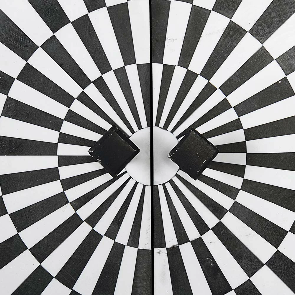 Etnische Mozaïekkast 4 Deuren 6 Laden In Mangohout - Vanitoso 8 Etnische Mozaïekkast 4 Deuren 6 Laden In Mangohout - Vanitoso - Afbeelding 8