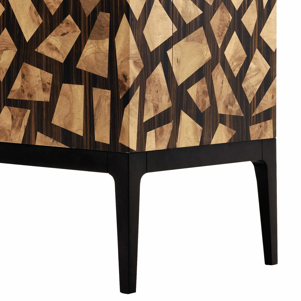 Grilli Zarafa 2-deurs Design Barkast Gemaakt In Italië In Ebbenhout 7 Grilli Zarafa 2-deurs Design Barkast Gemaakt In Italië In Ebbenhout - Afbeelding 7