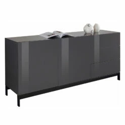 Mobiel Dressoir 1 Of 2 Deuren En 3 Laden In Duurzaam Hout - Yolanda