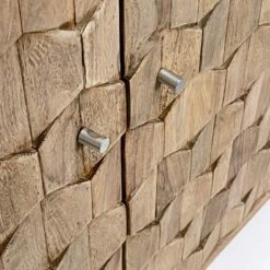 Design Sheesham Houten Dressoir Met 4 Deuren Homemotion - Fregene -Slide Shop mobile madia in legno sheesham di design a 4 ante homemotion fregene 6