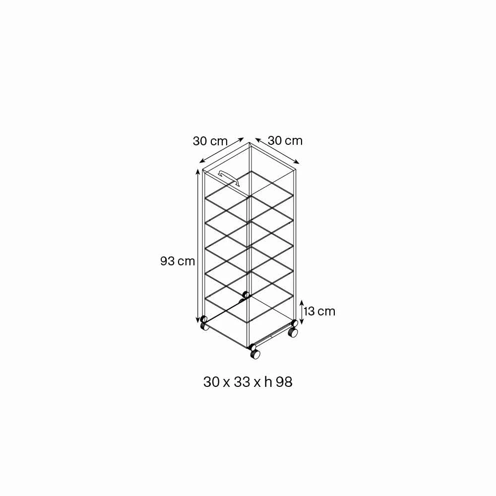 Slide Multifunctionele Mobiel Met Wielen, Transparant Glas Made In Italy - Versatilio 2 Slide Multifunctionele Mobiel Met Wielen, Transparant Glas Made In Italy - Versatilio - Afbeelding 2