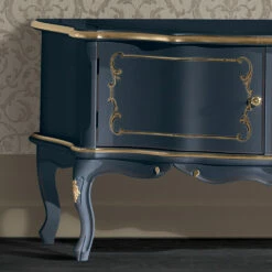 Klassiek Houten Tv-meubel Met Deuren En Compartimenten Made In Italy - Leonor -Slide Shop mobile porta tv classico in legno con ante e vani made in italy leonor 2