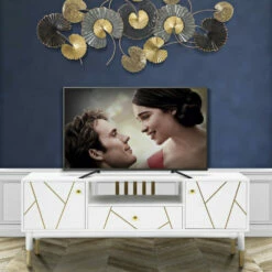 Tv-kast Met Structuur In Wit Mdf Met 2 Deuren En Lade - Nunzio -Slide Shop mobile porta tv con struttura in mdf bianco con 2 ante e cassetto nunzio 4