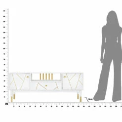 Tv-kast Met Structuur In Wit Mdf Met 2 Deuren En Lade - Nunzio -Slide Shop mobile porta tv con struttura in mdf bianco con 2 ante e cassetto nunzio 5