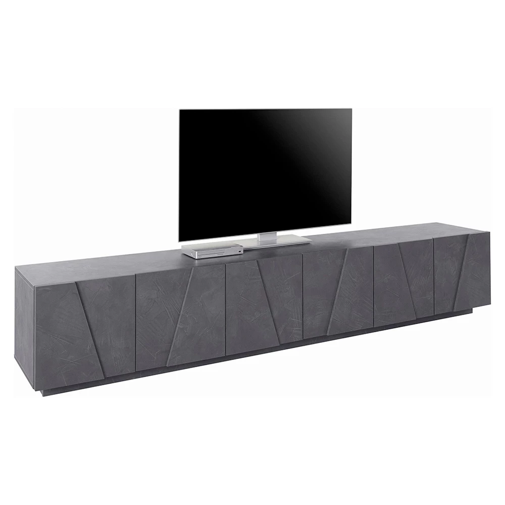 Tv-meubel Voor Binnen In Melamine Met 6 Deuren Made In Italy - Naditza 6 Tv-meubel Voor Binnen In Melamine Met 6 Deuren Made In Italy - Naditza - Afbeelding 6