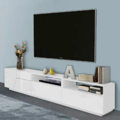 Tv-meubel In Drie Kleuren Melaminehout Made In Italy - Marciano -Slide Shop mobile porta tv in legno nobilitato tre colori made in italy marciano
