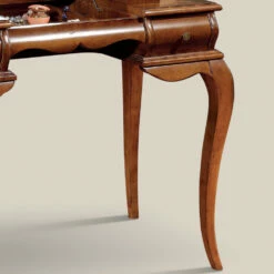 Klassieke Make-up Kaptafel In Notenhout Gemaakt In Italië - Hastings -Slide Shop mobile toeletta trucco classica in legno noce made in italy hastings 2