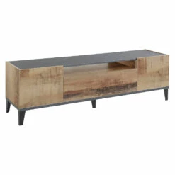 Mobiele Tv In Melamine 2 Kamers En 1 Lade Made In Italy - Florentino -Slide Shop mobile tv in nobilitato 2 vani e 1 cassetto made in italy florentino 6