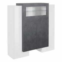 Woonkamervitrine In Duurzaam Hout 3 Afwerkingen - Terenzio