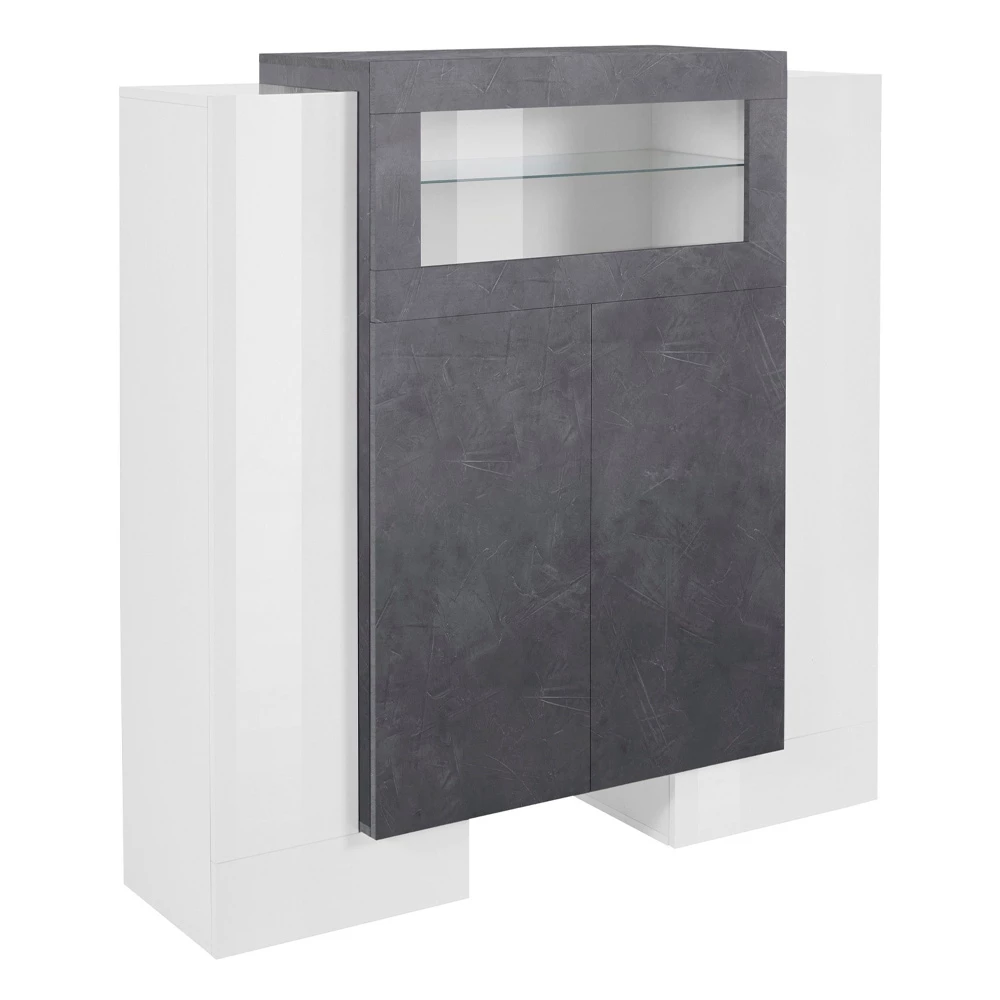 Woonkamervitrine In Duurzaam Hout 3 Afwerkingen - Terenzio 1 Woonkamervitrine In Duurzaam Hout 3 Afwerkingen - Terenzio