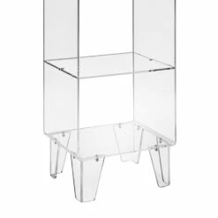 Vitrine Van Transparant Plexiglas Italiaans Design 4 Planken - Raganella -Slide Shop mobile vetrina plexiglass trasparente design italiano 4 ripiani raganella 2