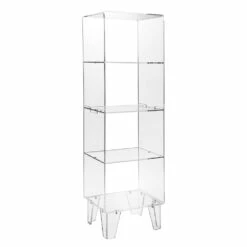 Vitrine Van Transparant Plexiglas Italiaans Design 4 Planken - Raganella