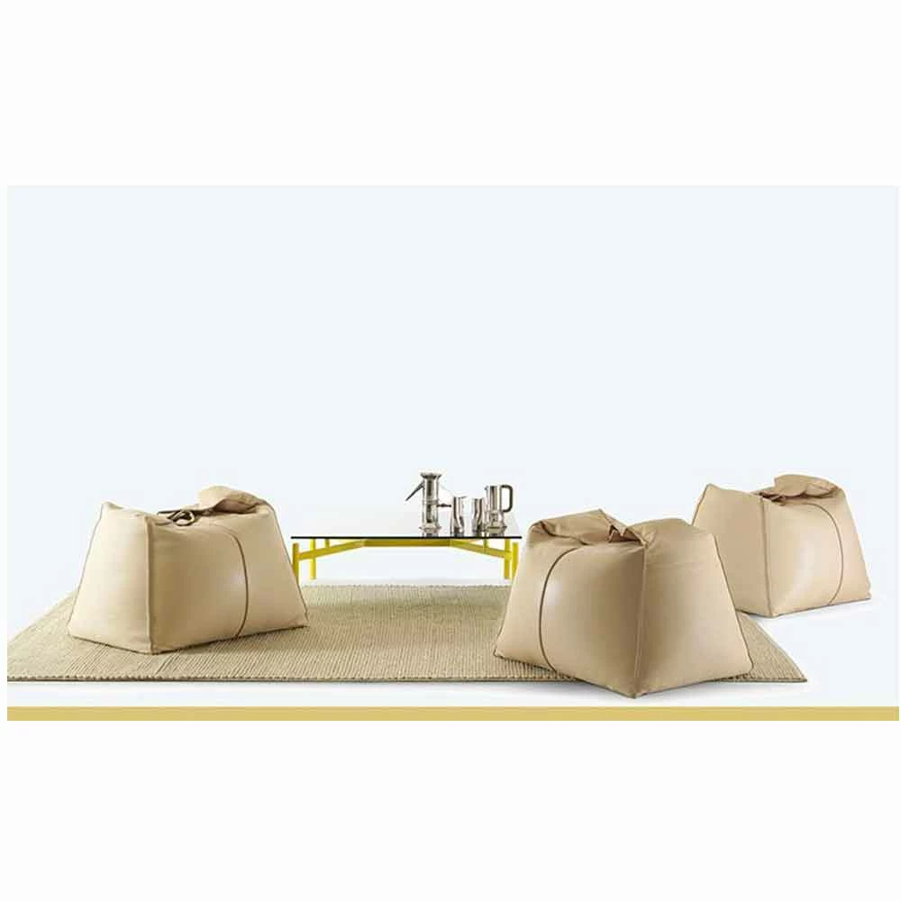 My Home Bag-poef In Modern Design Gemaakt In Italië Leer 5 My Home Bag-poef In Modern Design Gemaakt In Italië Leer - Afbeelding 5