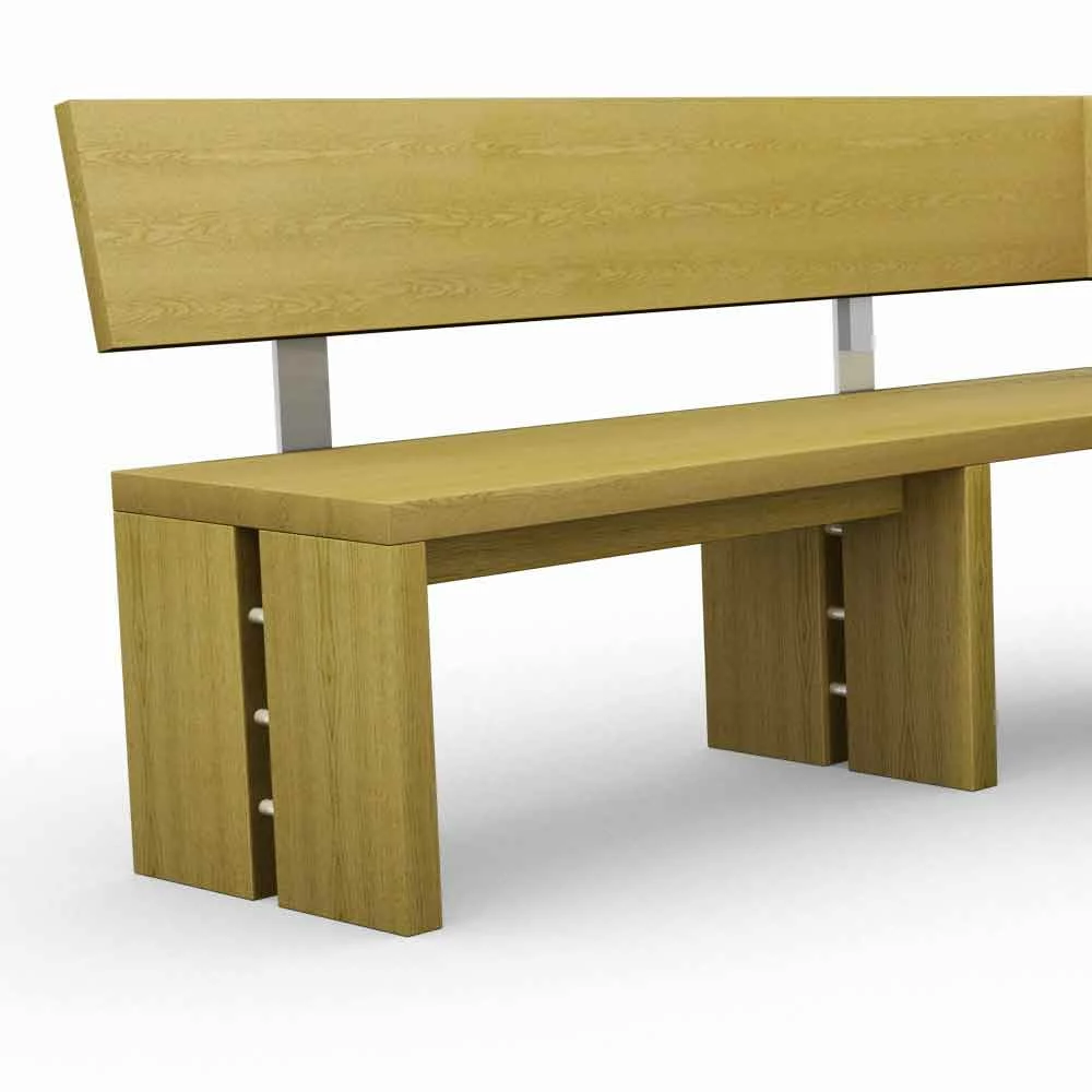 Hoekbank In Eiken, Gemaakt In Italië, Candy 2 Hoekbank In Eiken, Gemaakt In Italië, Candy - Afbeelding 2