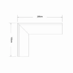 Hoekbank In Eiken, Gemaakt In Italië, Candy 7 Hoekbank In Eiken, Gemaakt In Italië, Candy -Slide Shop panca angolare di design in rovere grigio made in italy candy 3