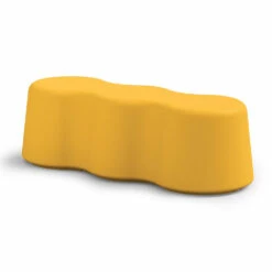 Golvende Binnenbank In Gekleurd Polyethyleen Made In Italy - Marion -Slide Shop panca da interno ondulata in polietilene colorato made in italy marion 6