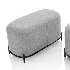 Bank Voor Woonkamer Of Slaapkamer In Moderne Designstof - Ambrogia 7 Bank Voor Woonkamer Of Slaapkamer In Moderne Designstof - Ambrogia -Slide Shop panca da soggiorno o camera da letto in tessuto verde menta di design ambrogia 3