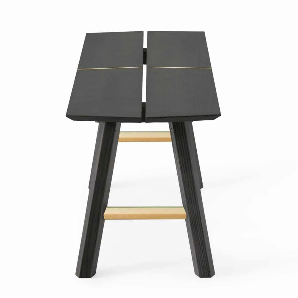 Moderne Designbank In Essenhout Met Gefineerde Zitting - Andria 15 Moderne Designbank In Essenhout Met Gefineerde Zitting - Andria - Afbeelding 15