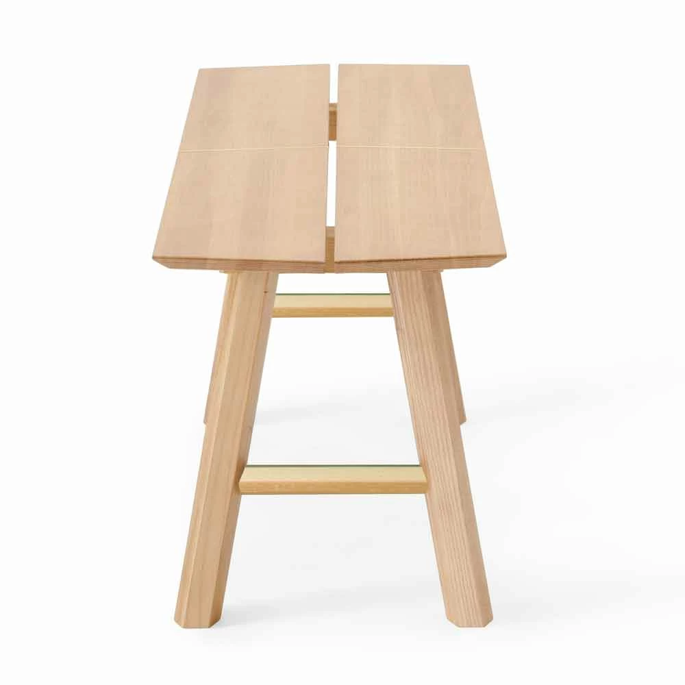 Moderne Designbank In Essenhout Met Gefineerde Zitting - Andria 7 Moderne Designbank In Essenhout Met Gefineerde Zitting - Andria - Afbeelding 7