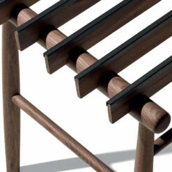 Bagagebank In Massief Walnoot Of Essenhout Made In Italy - Anubi -Slide Shop panca portavaligie in legno massello noce o frassino made in italy anubi 2
