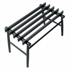 Bagagebank In Massief Walnoot Of Essenhout Made In Italy - Anubi -Slide Shop panca portavaligie in legno massello noce o frassino made in italy anubi 5