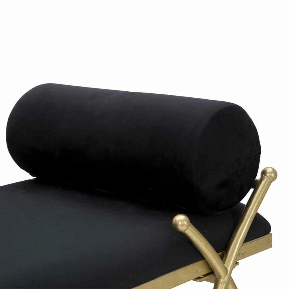 Modern Design Rechthoekige Bank Stof, IJzer En MDF - Harding 2 Modern Design Rechthoekige Bank Stof, IJzer En MDF - Harding - Afbeelding 2