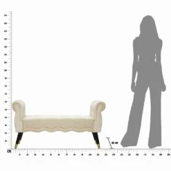 Rechthoekige Bank In Capitonnè-stof En Hout Van Modern Design - Theodore -Slide Shop panca rettangolare di design moderno in legno e tessuto theodore 9