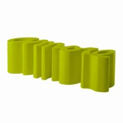 Slide Love Outdoor Bank Voor Buiten / Binnen Gekleurd Design -Slide Shop panchina colorata di design slide amore moderno fatta in italia 1