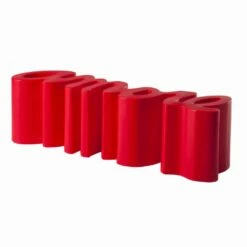 Slide Love Outdoor Bank Voor Buiten / Binnen Gekleurd Design -Slide Shop panchina colorata di design slide amore moderno fatta in italia 6