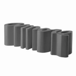 Slide Love Outdoor Bank Voor Buiten / Binnen Gekleurd Design -Slide Shop panchina colorata di design slide amore moderno fatta in italia 8