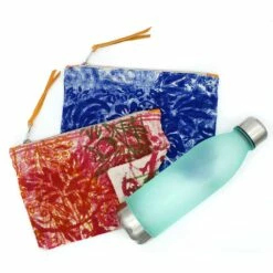 Handgedrukte Katoenen Clutch Uit één Stuk, 2 Stuks - Viadurini Van Marchi -Slide Shop pochette artistica stampata a mano pezzo unico in cotone 2 pezzi viadurini by marchi 10