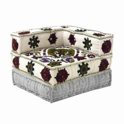 Chaise Longue Fauteuil Van Etnisch Ontwerp In Patchwork Katoen, Voor Woonkamer - Vezel -Slide Shop poltrona chaise longue di design etnico in cotone patchwork per salotto fibra 19